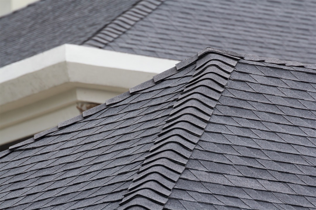 Asphalt shingle roof on a house in Wicker Park, Chicago